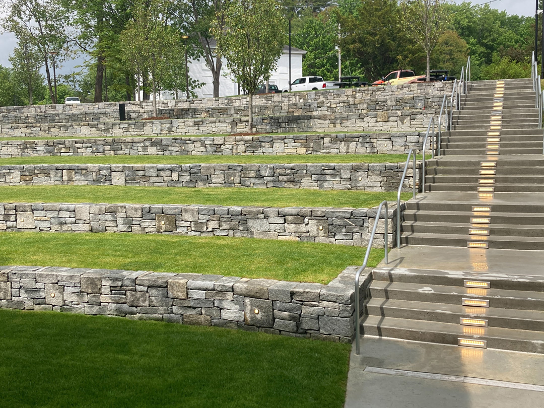 City Enterprise Winchendon Project - Winchendon Community Park Performing Arts Center - Stairs and Seating
