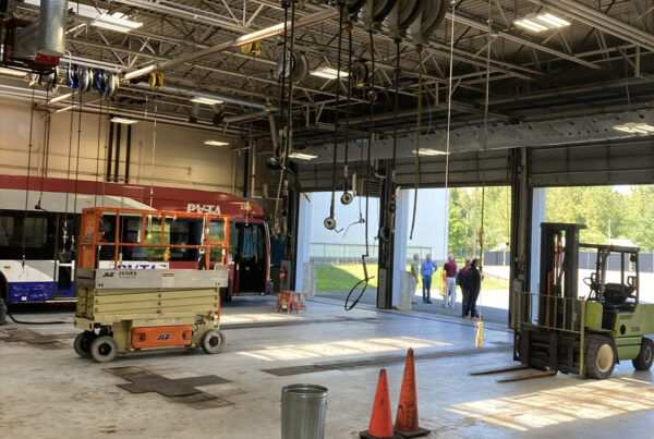 City Enterprise | PVTA UMass Amherst | Maintenance Facility Expansion Building Interior